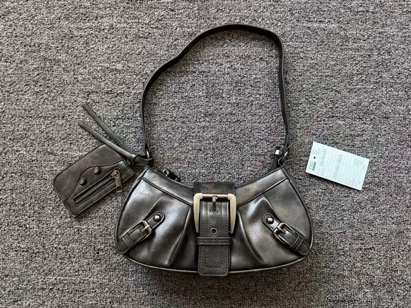 W Mini Buckle Shoulder Bag