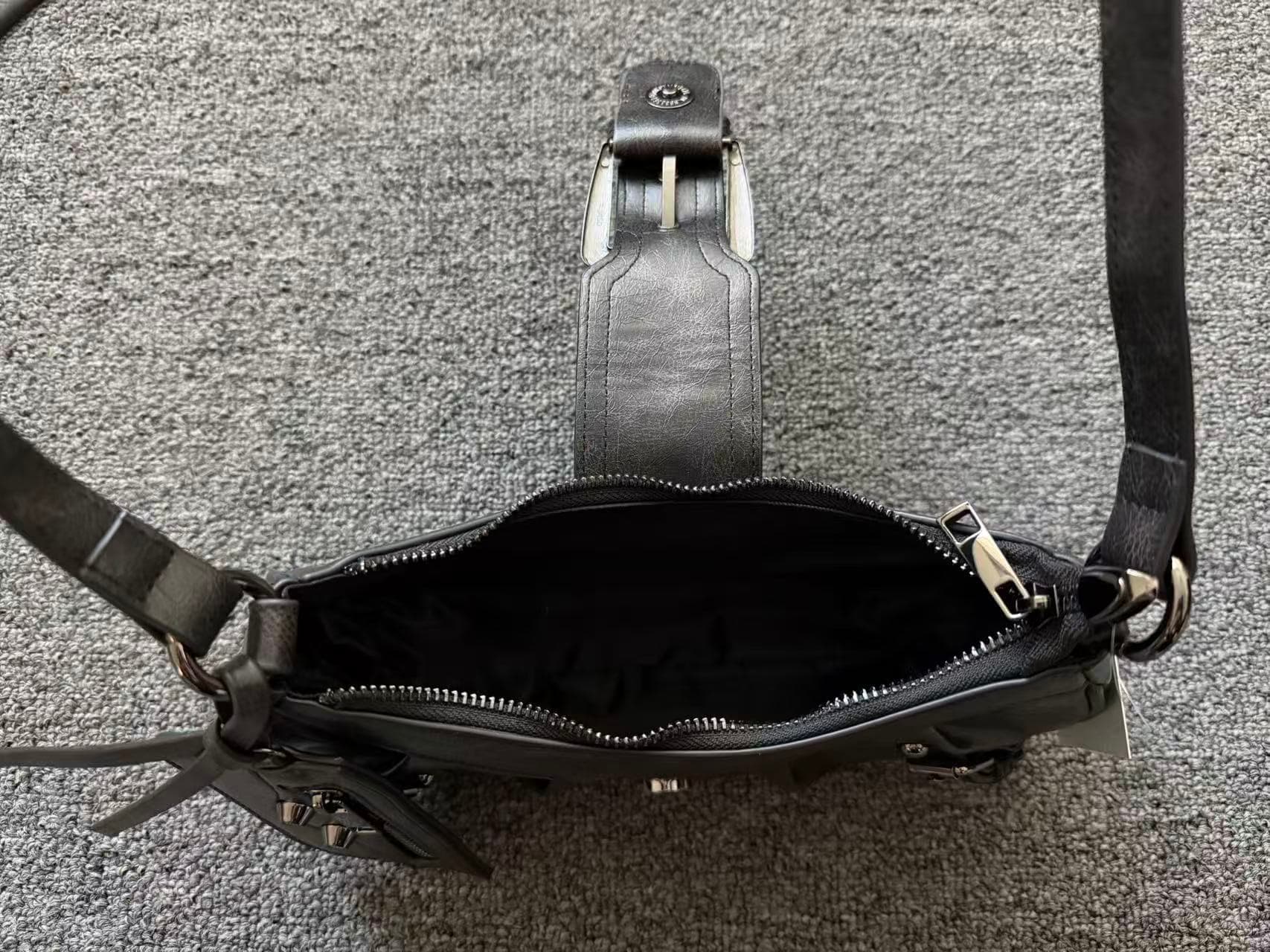W Mini Buckle Shoulder Bag